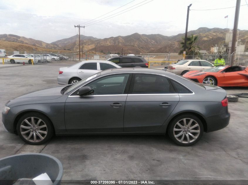 2013 AUDI A4 PREMIUM PLUS - WAUFFAFL3DA121277