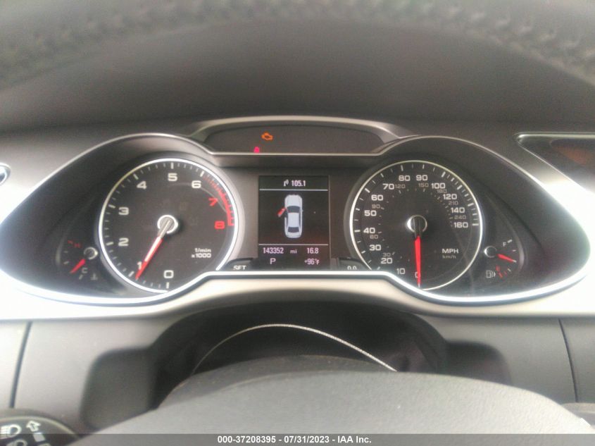 2013 AUDI A4 PREMIUM PLUS - WAUFFAFL3DA121277