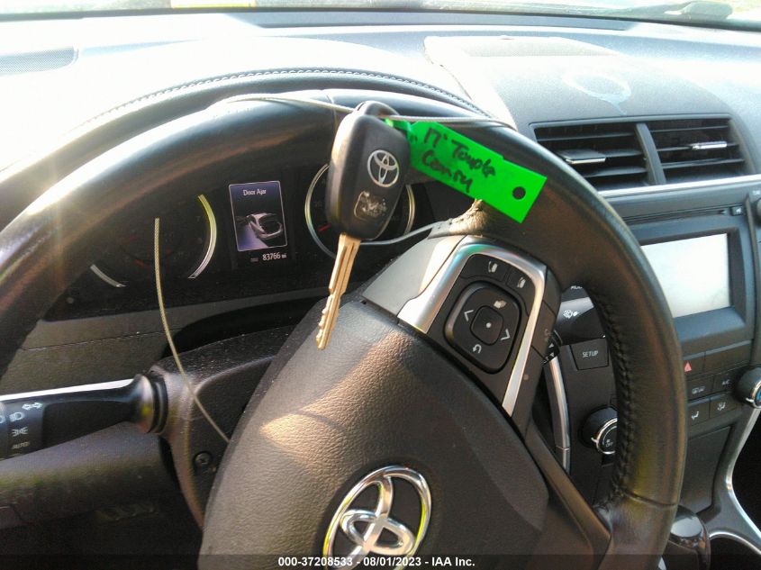 2017 TOYOTA CAMRY XLE/SE/LE/XSE - 4T1BF1FK2HU376981