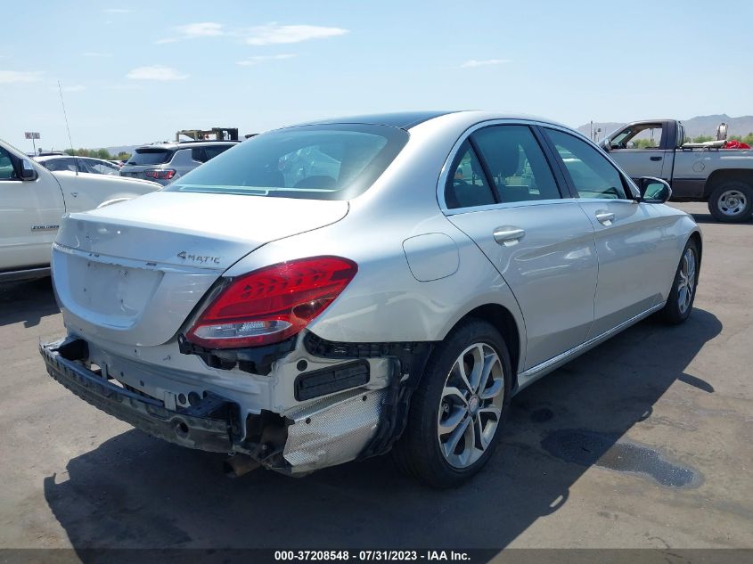 2016 MERCEDES-BENZ C-CLASS C 300 - 55SWF4KB6GU115744