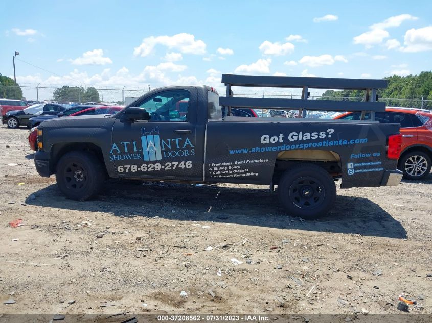 2014 CHEVROLET SILVERADO 1500 WORK TRUCK - 1GCNCPEH3EZ200054