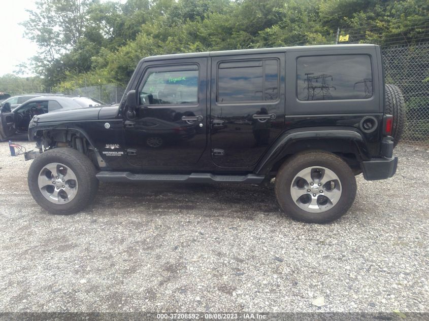 2017 JEEP WRANGLER UNLIMITED SAHARA - 1C4BJWEGXHL592998