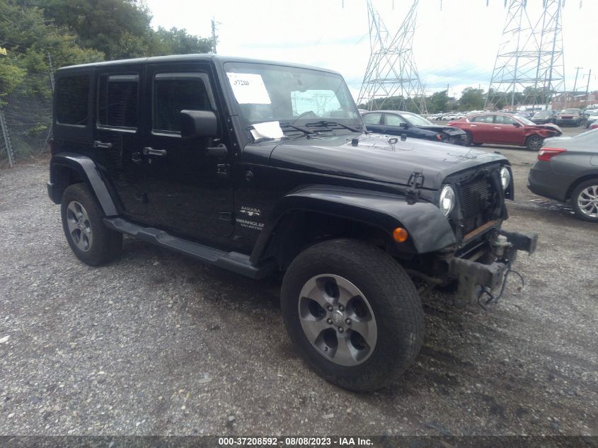 2017 JEEP WRANGLER UNLIMITED SAHARA - 1C4BJWEGXHL592998