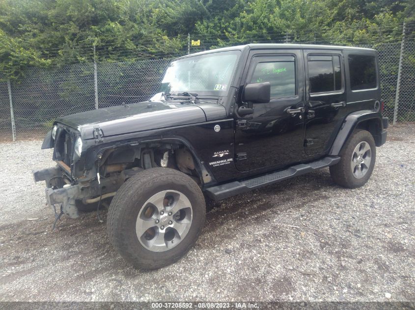 2017 JEEP WRANGLER UNLIMITED SAHARA - 1C4BJWEGXHL592998