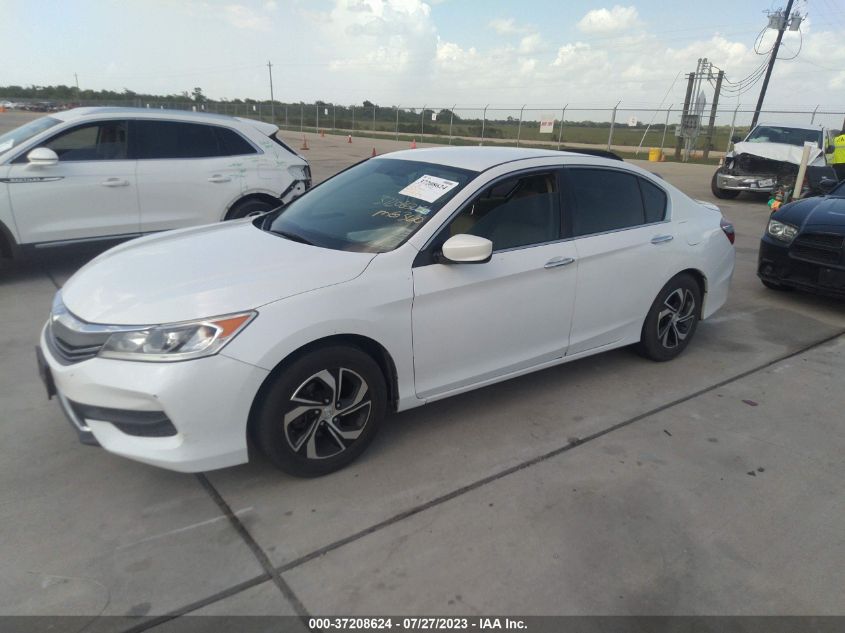 2016 HONDA ACCORD SEDAN LX - 1HGCR2F31GA198934