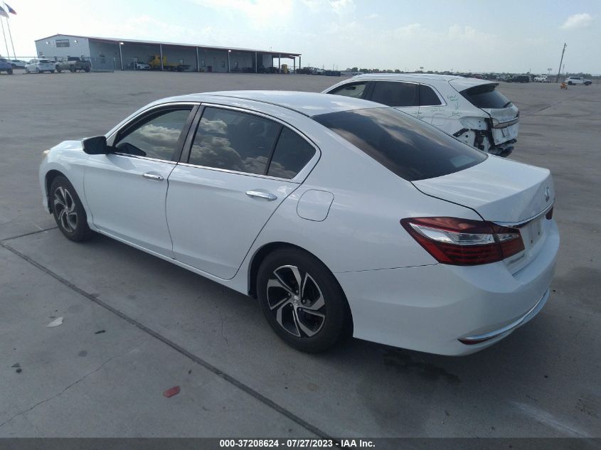 2016 HONDA ACCORD SEDAN LX - 1HGCR2F31GA198934