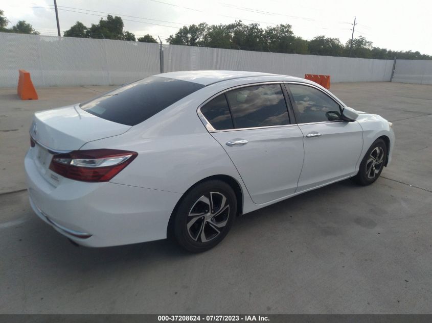 2016 HONDA ACCORD SEDAN LX - 1HGCR2F31GA198934