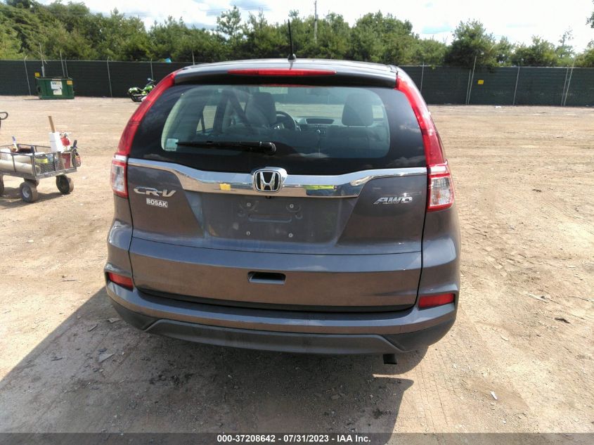 2016 HONDA CR-V LX - 5J6RM4H37GL126862
