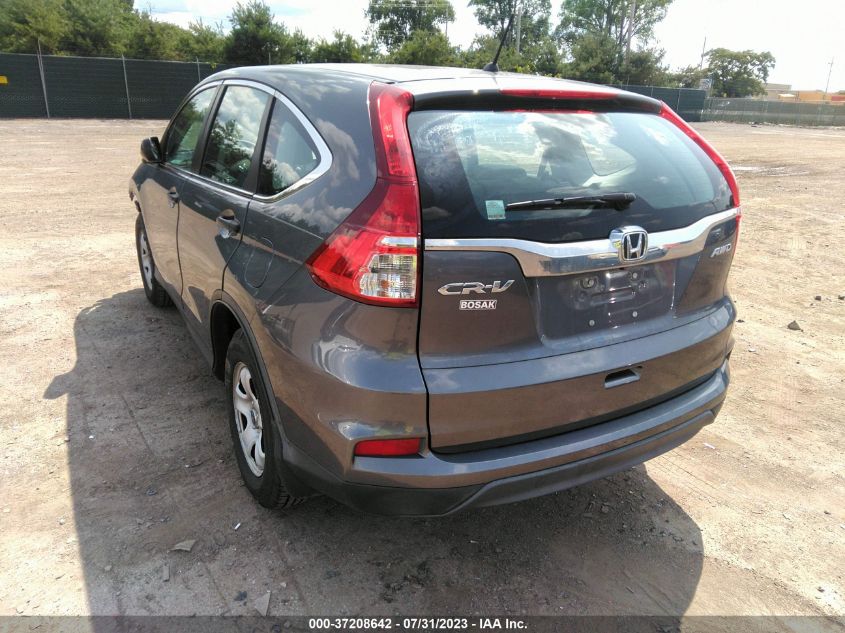 2016 HONDA CR-V LX - 5J6RM4H37GL126862