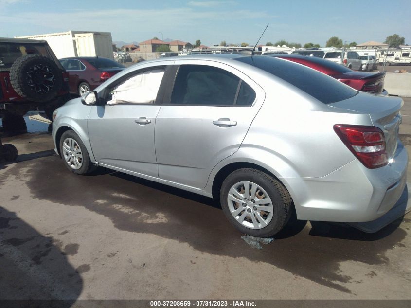 2017 CHEVROLET SONIC LS - 1G1JB5SH9H4158591