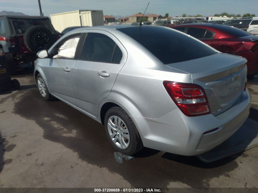 2017 CHEVROLET SONIC LS - 1G1JB5SH9H4158591