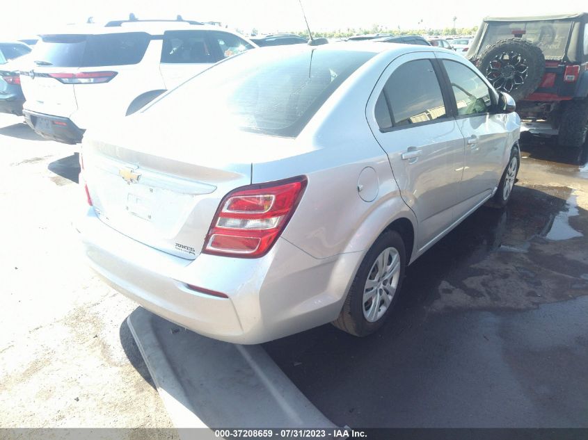 2017 CHEVROLET SONIC LS - 1G1JB5SH9H4158591