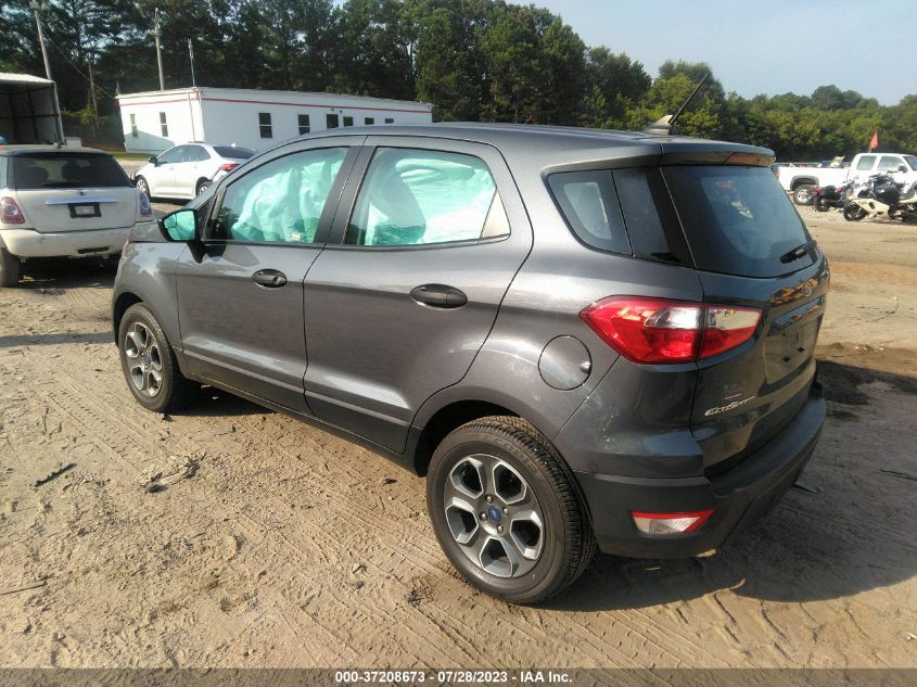 2021 FORD ECOSPORT S - MAJ3S2FE7MC441110