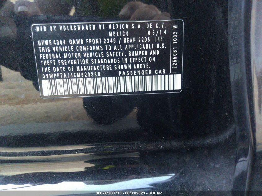 2014 VOLKSWAGEN JETTA SPORTWAGEN SE - 3VWPP7AJ4EM623388