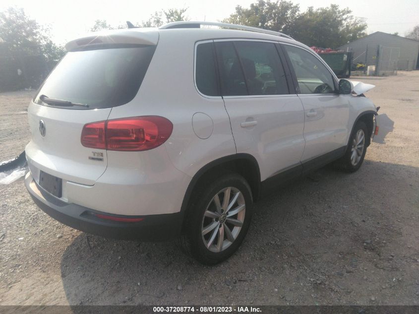 2017 VOLKSWAGEN TIGUAN WOLFSBURG - WVGSV7AX6HK007772