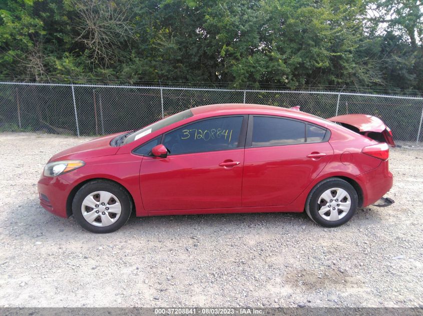 2016 KIA FORTE LX - KNAFK4A63G5513719