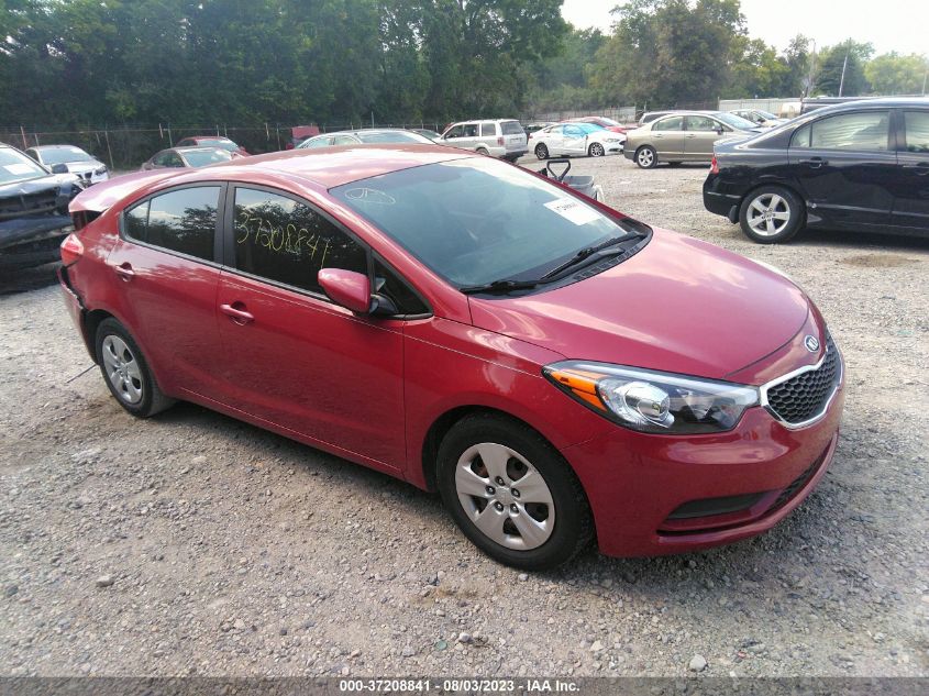 2016 KIA FORTE LX - KNAFK4A63G5513719