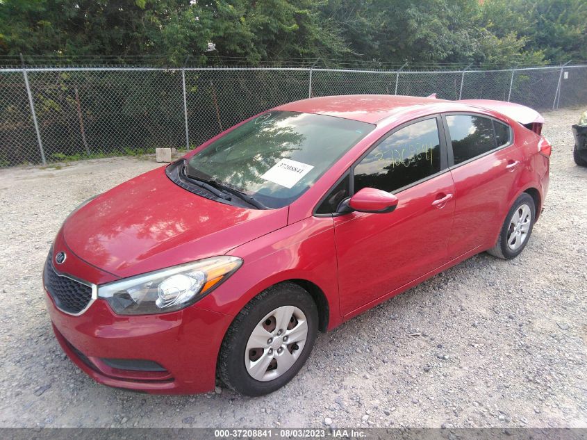 2016 KIA FORTE LX - KNAFK4A63G5513719