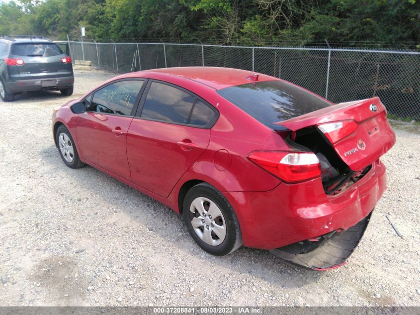 2016 KIA FORTE LX - KNAFK4A63G5513719