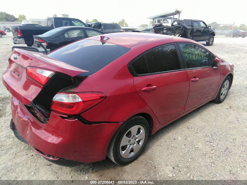 2016 KIA FORTE LX - KNAFK4A63G5513719