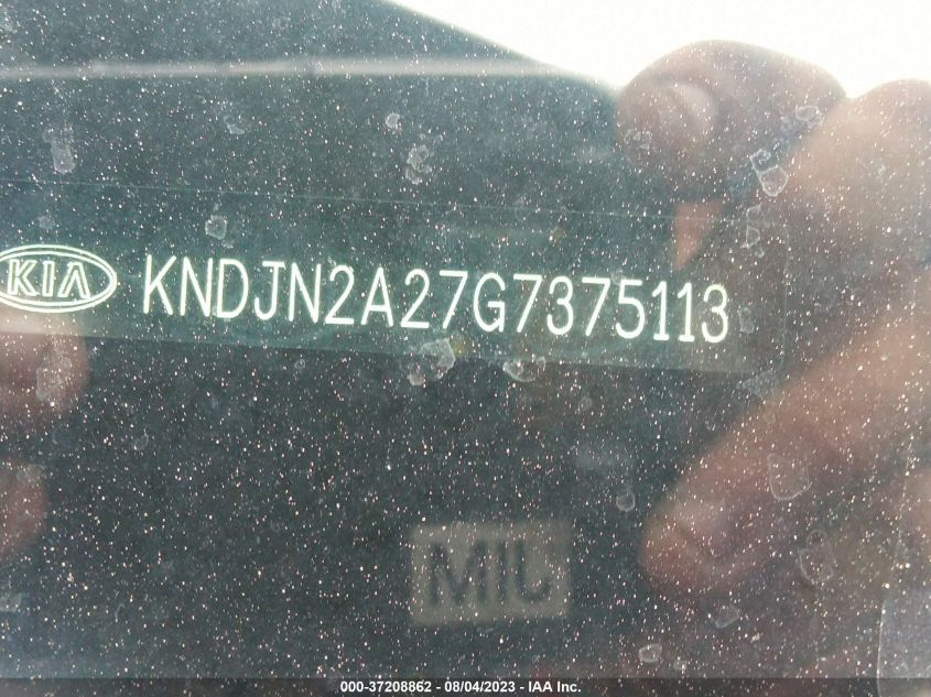 2016 KIA SOUL BASE - KNDJN2A27G7375113