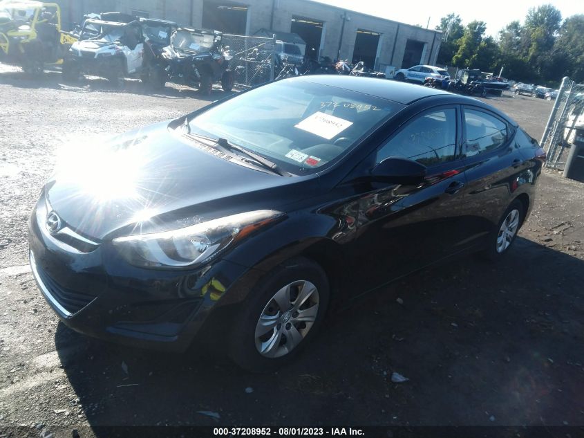 2016 HYUNDAI ELANTRA SE - 5NPDH4AE9GH672468