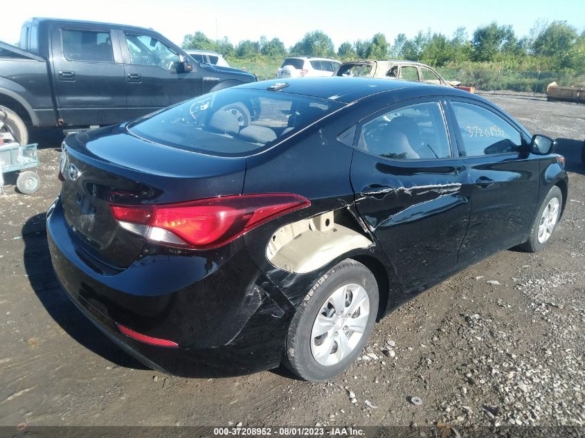 2016 HYUNDAI ELANTRA SE - 5NPDH4AE9GH672468