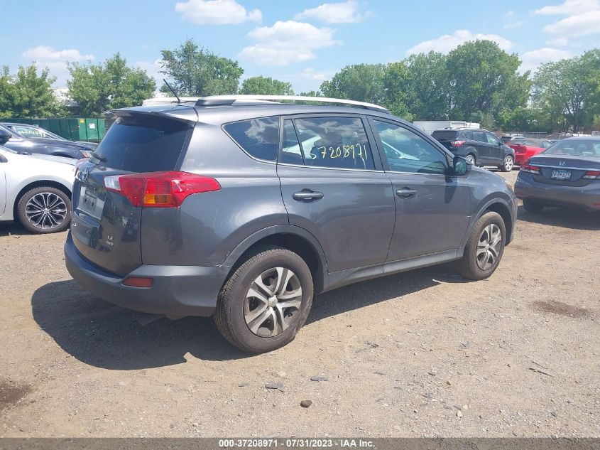2015 TOYOTA RAV4 LE - 2T3BFREV2FW395156