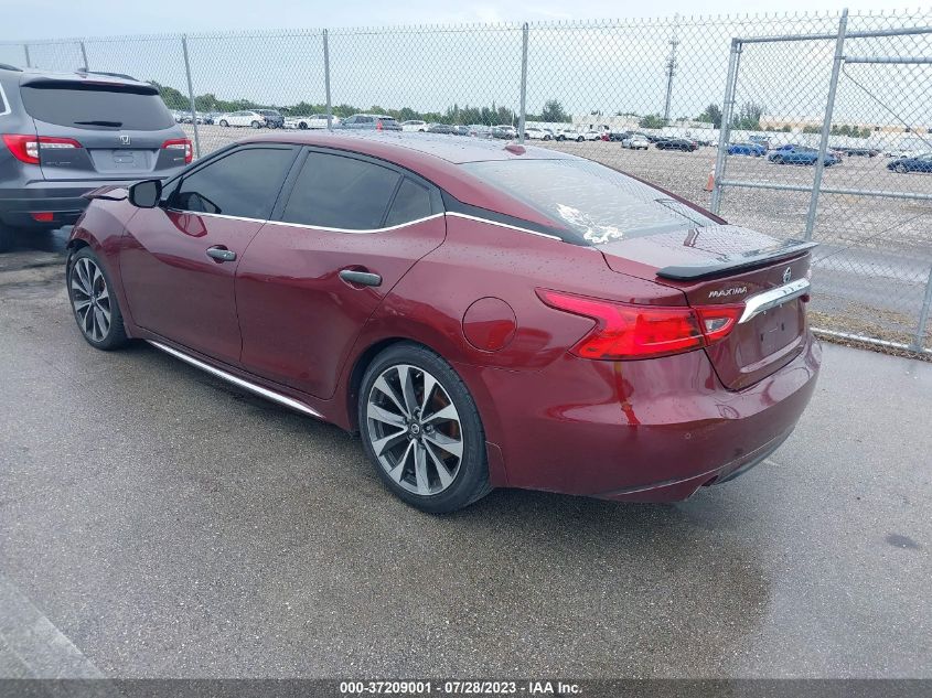 2016 NISSAN MAXIMA 3.5S/SV/SL/SR/PLAT - 1N4AA6AP2GC402021