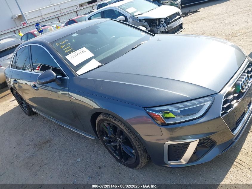WAUEAAF47NA036589 AUDI A4 SEDAN S LINE PREMIUM PLUS 2022
