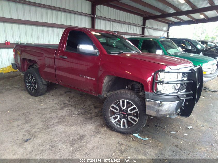 2014 CHEVROLET SILVERADO 1500 WORK TRUCK - 1GCNCPEH2EZ261850