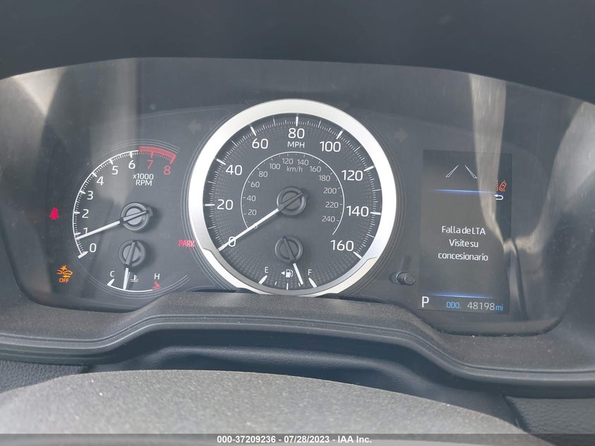 VIN 5YFEPMAE3NP288659 2022 TOYOTA COROLLA LE
