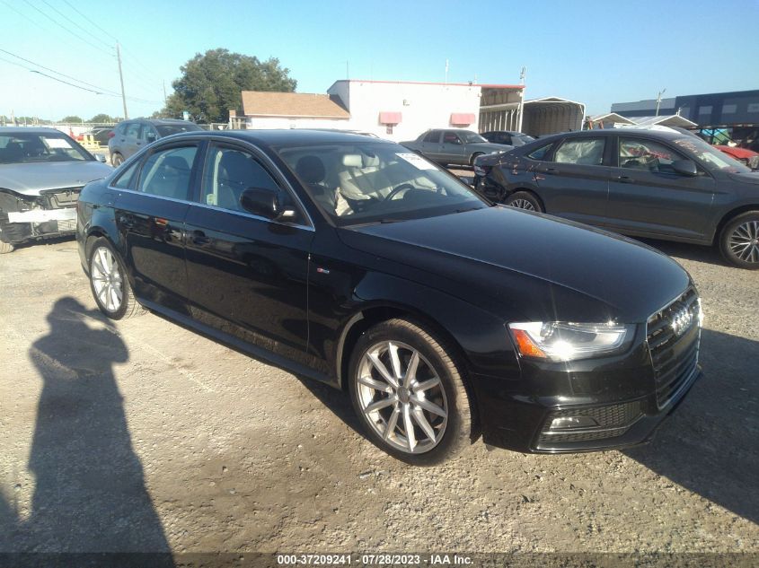 2016 AUDI A4 PREMIUM PLUS S-LINE - WAUFFAFLXGN001876