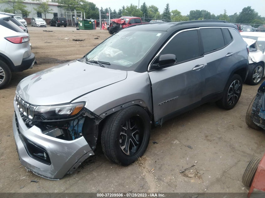 VIN 3C4NJDCB1NT227005 2022 JEEP COMPASS LIMITED