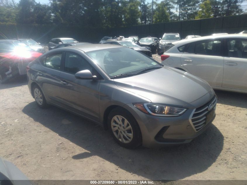 2017 HYUNDAI ELANTRA SE - KMHD74LF7HU422478