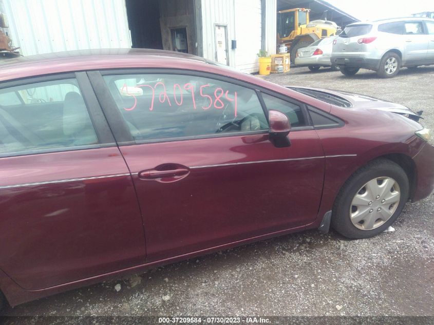 2013 HONDA CIVIC SDN LX - 2HGFB2F59DH525760
