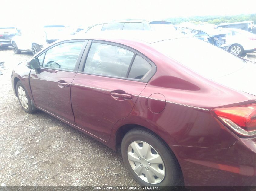2013 HONDA CIVIC SDN LX - 2HGFB2F59DH525760