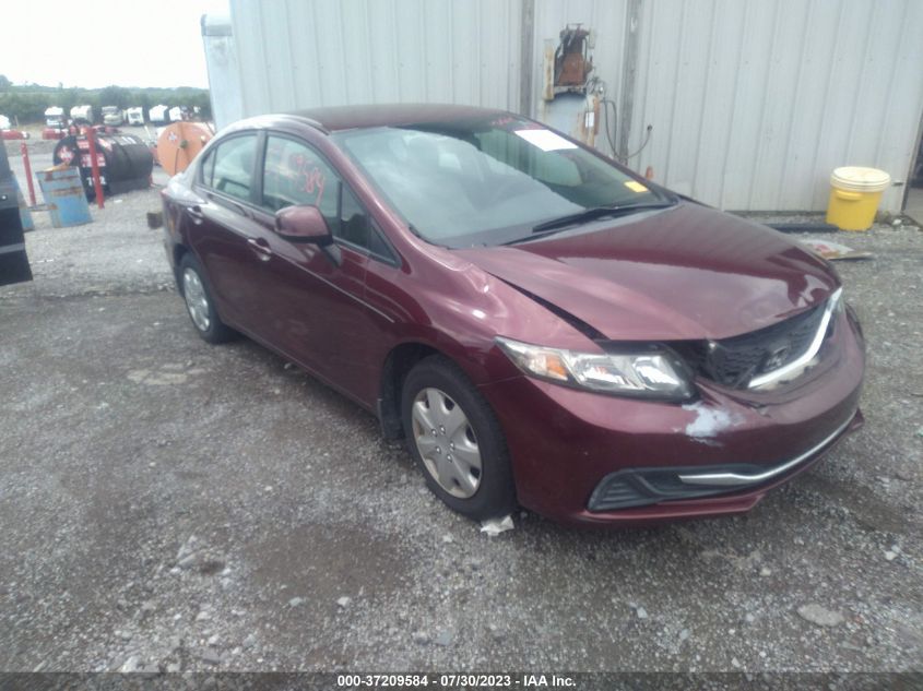 2013 HONDA CIVIC SDN LX - 2HGFB2F59DH525760