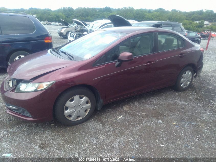 2013 HONDA CIVIC SDN LX - 2HGFB2F59DH525760