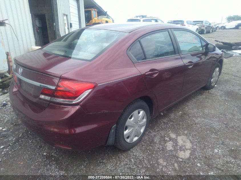 2013 HONDA CIVIC SDN LX - 2HGFB2F59DH525760