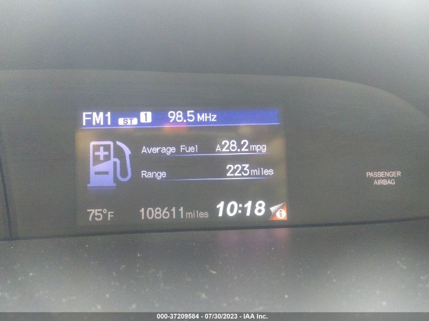 2013 HONDA CIVIC SDN LX - 2HGFB2F59DH525760