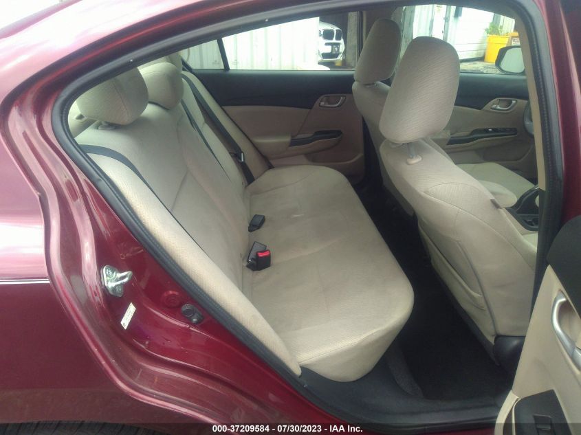 2013 HONDA CIVIC SDN LX - 2HGFB2F59DH525760