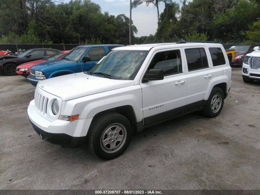 2016 JEEP PATRIOT SPORT - 1C4NJPBB3GD810221