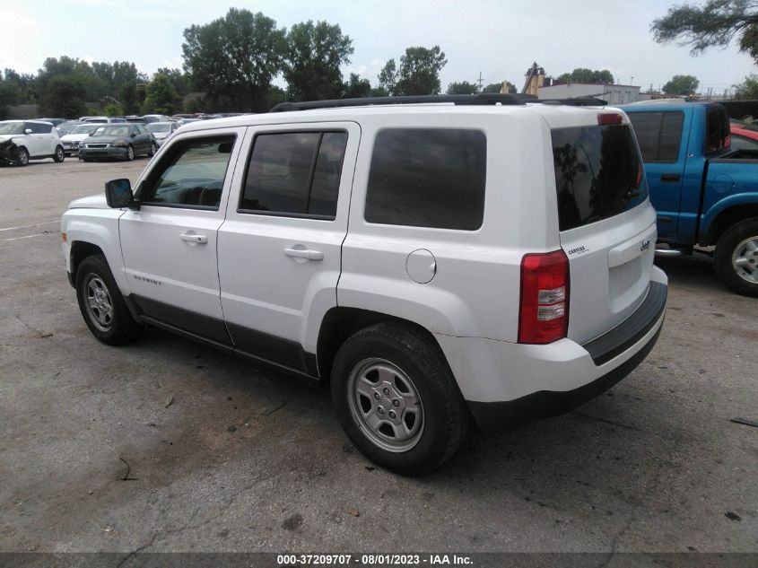 2016 JEEP PATRIOT SPORT - 1C4NJPBB3GD810221