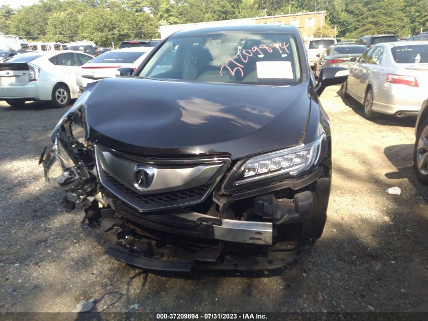 2016 ACURA RDX TECH PKG/TECH - 5J8TB4H50GL002386