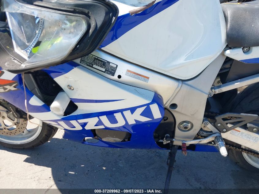 2002 SUZUKI GSX-R600 - JS1GN7BA322107706
