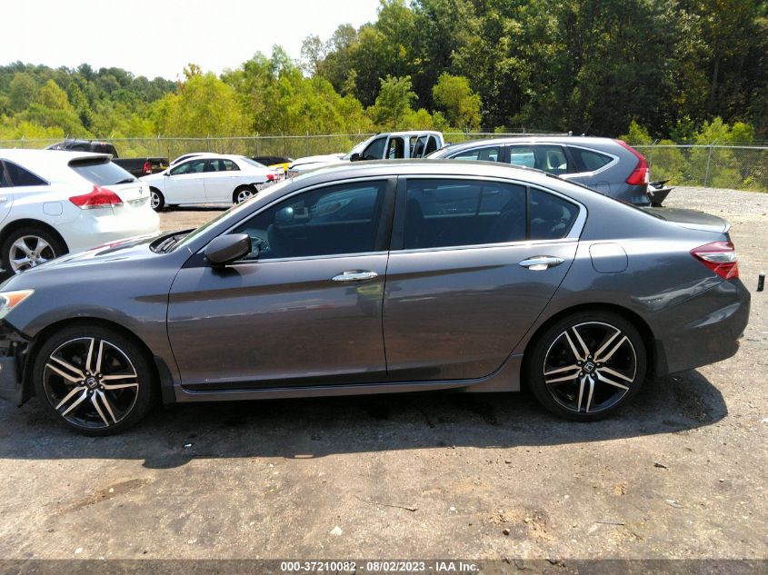 2016 HONDA ACCORD SEDAN SPORT - 1HGCR2F59GA093432