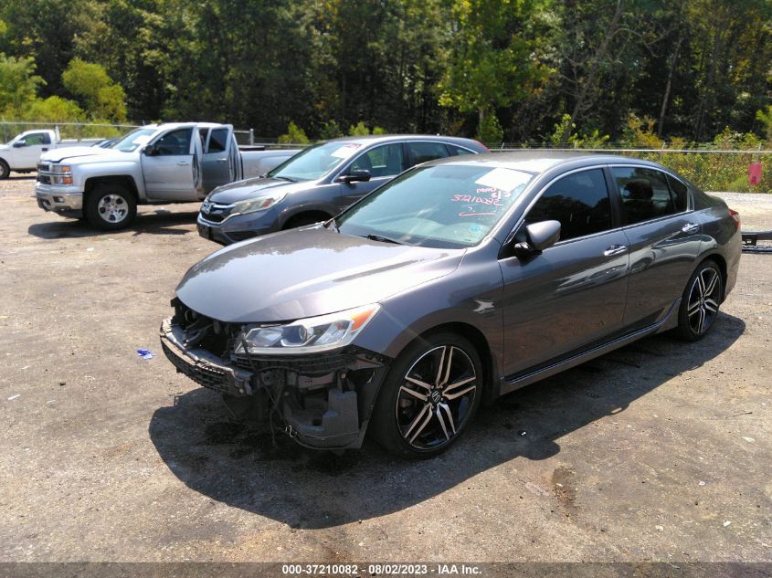 2016 HONDA ACCORD SEDAN SPORT - 1HGCR2F59GA093432