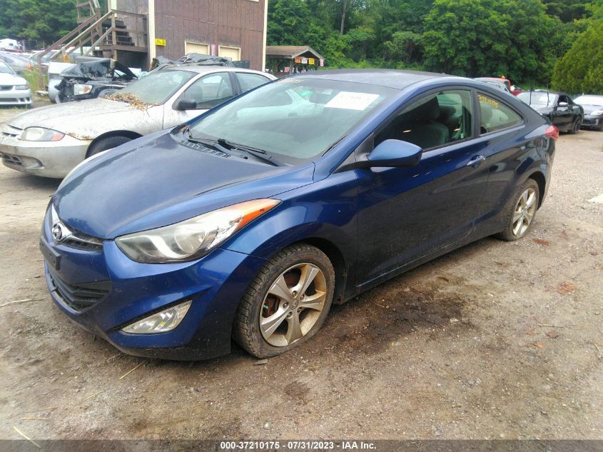 2013 HYUNDAI ELANTRA COUPE GS PZEV KMHDH6AE7DU016553