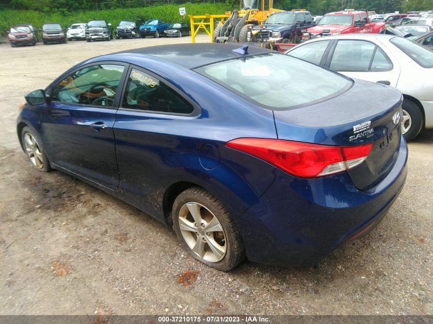 2013 HYUNDAI ELANTRA COUPE GS PZEV KMHDH6AE7DU016553